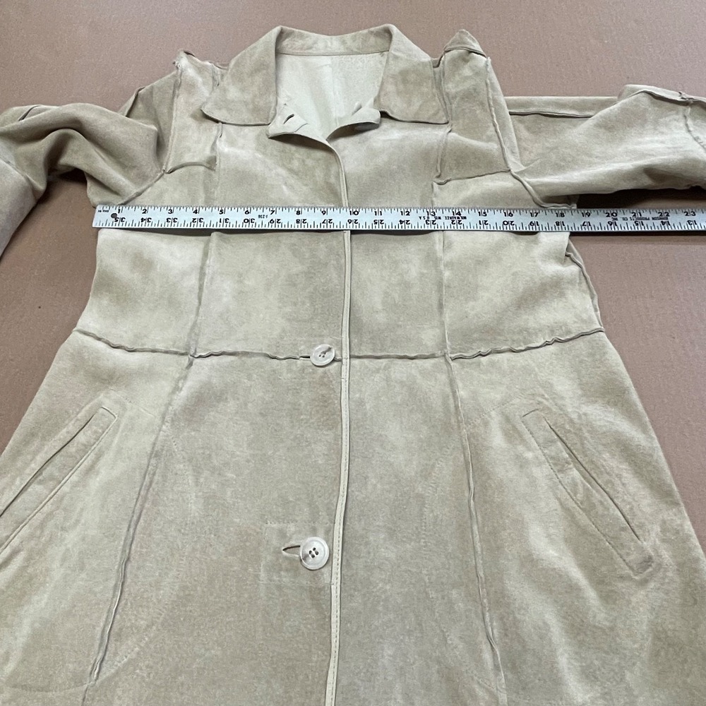 Reversible Leather Boho Suede Leather Women's Duster Jacket Coat Size Medium‎ - Picture 7 of 16
